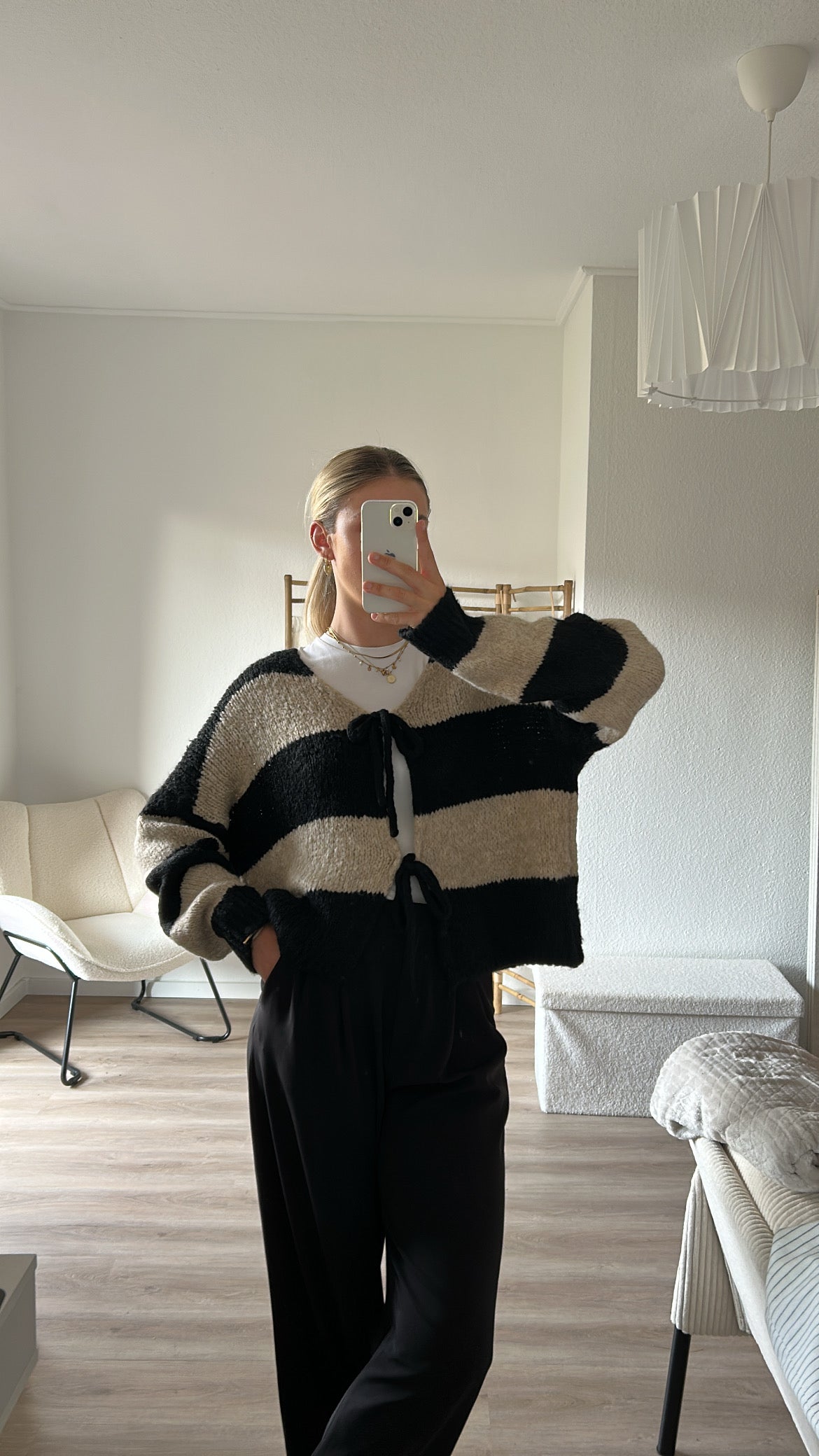 Strickjacken mit Streifen