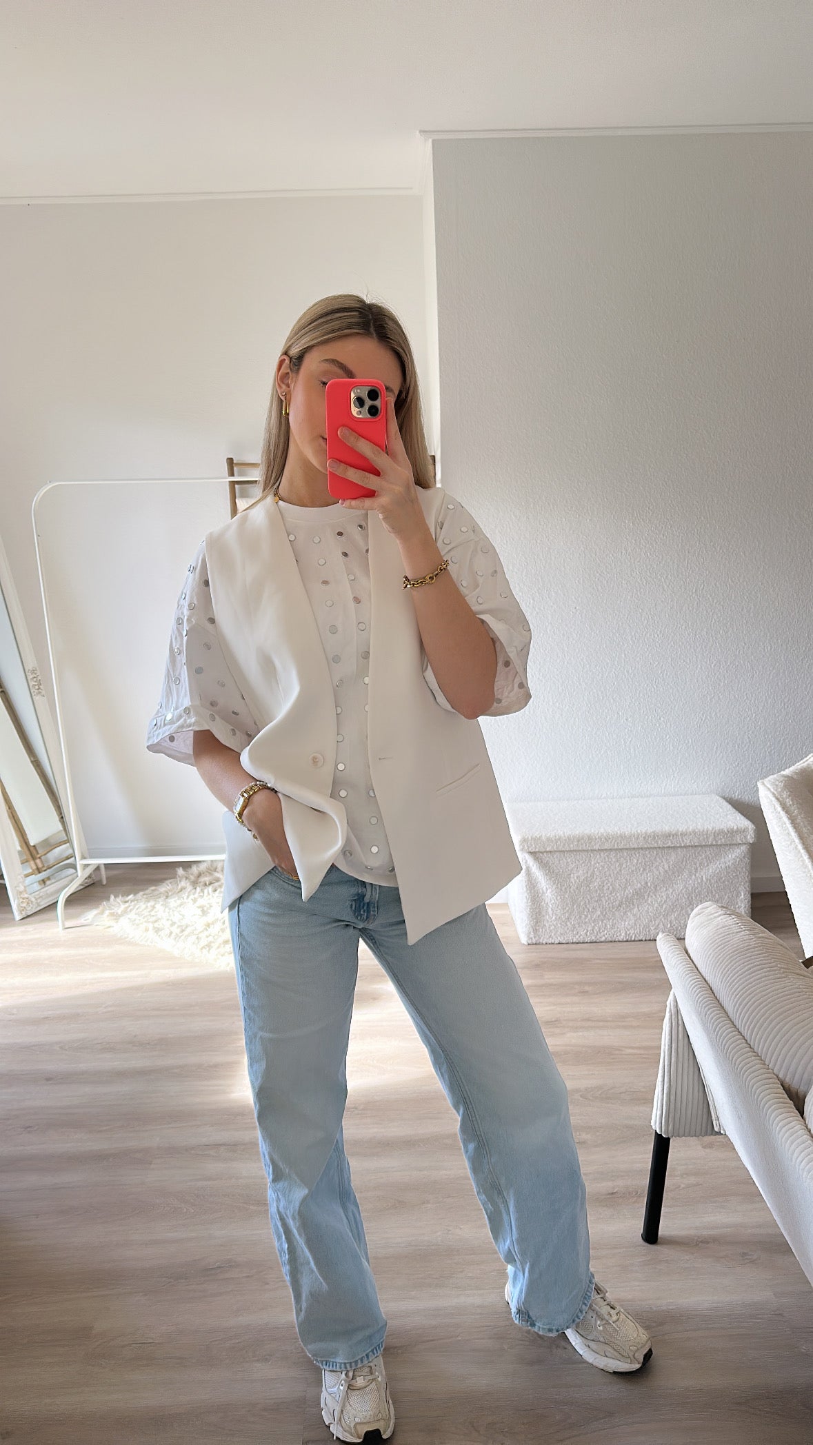 T-Shirt mit Nieten