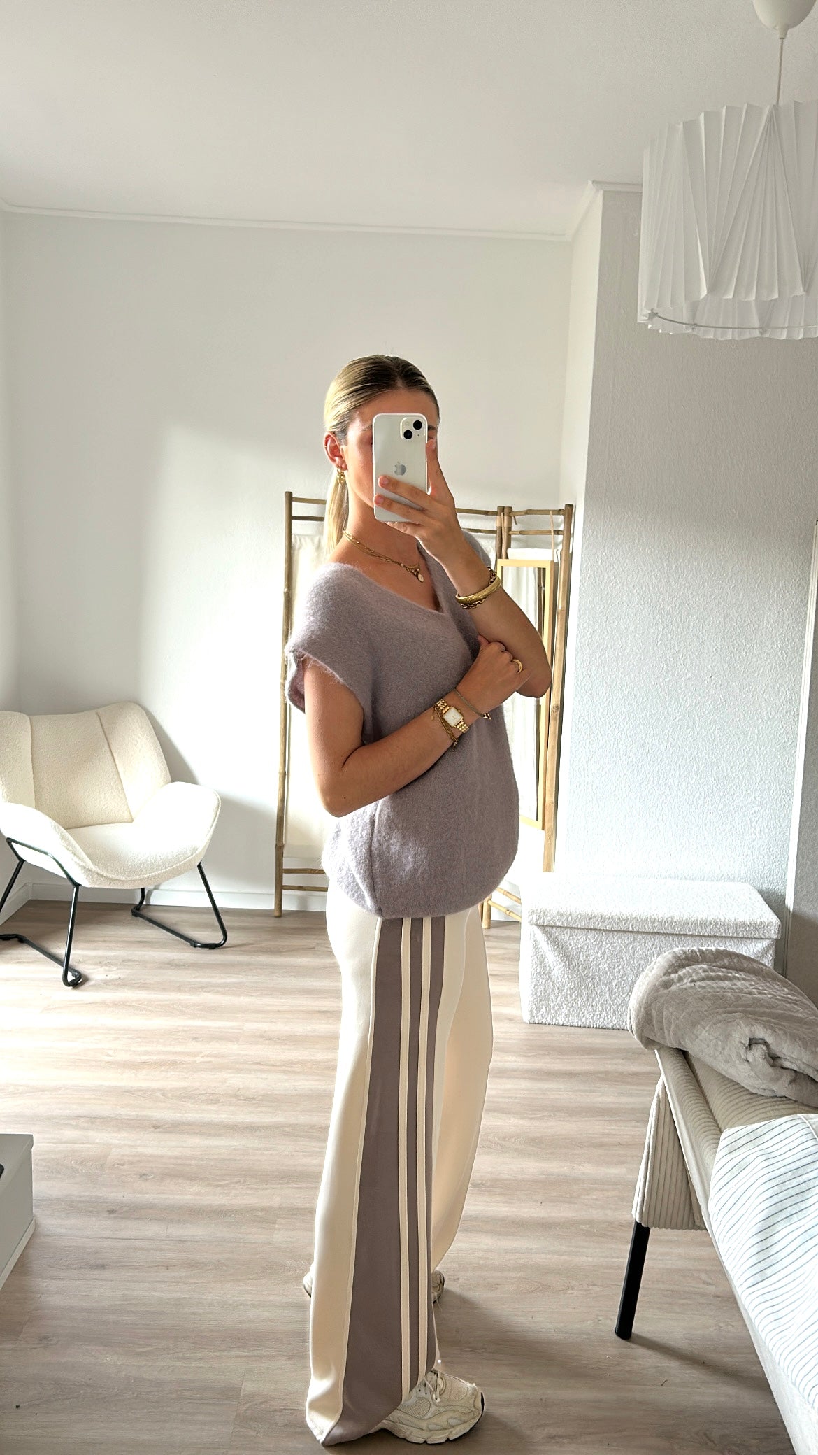 Loose Fit Hose- beige
