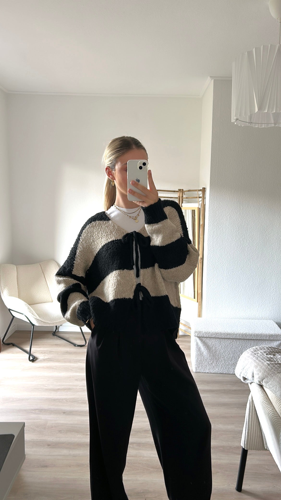 Strickjacken mit Streifen