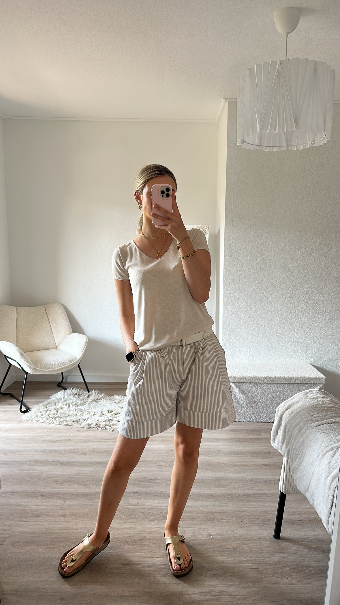 Shorts - gestreift