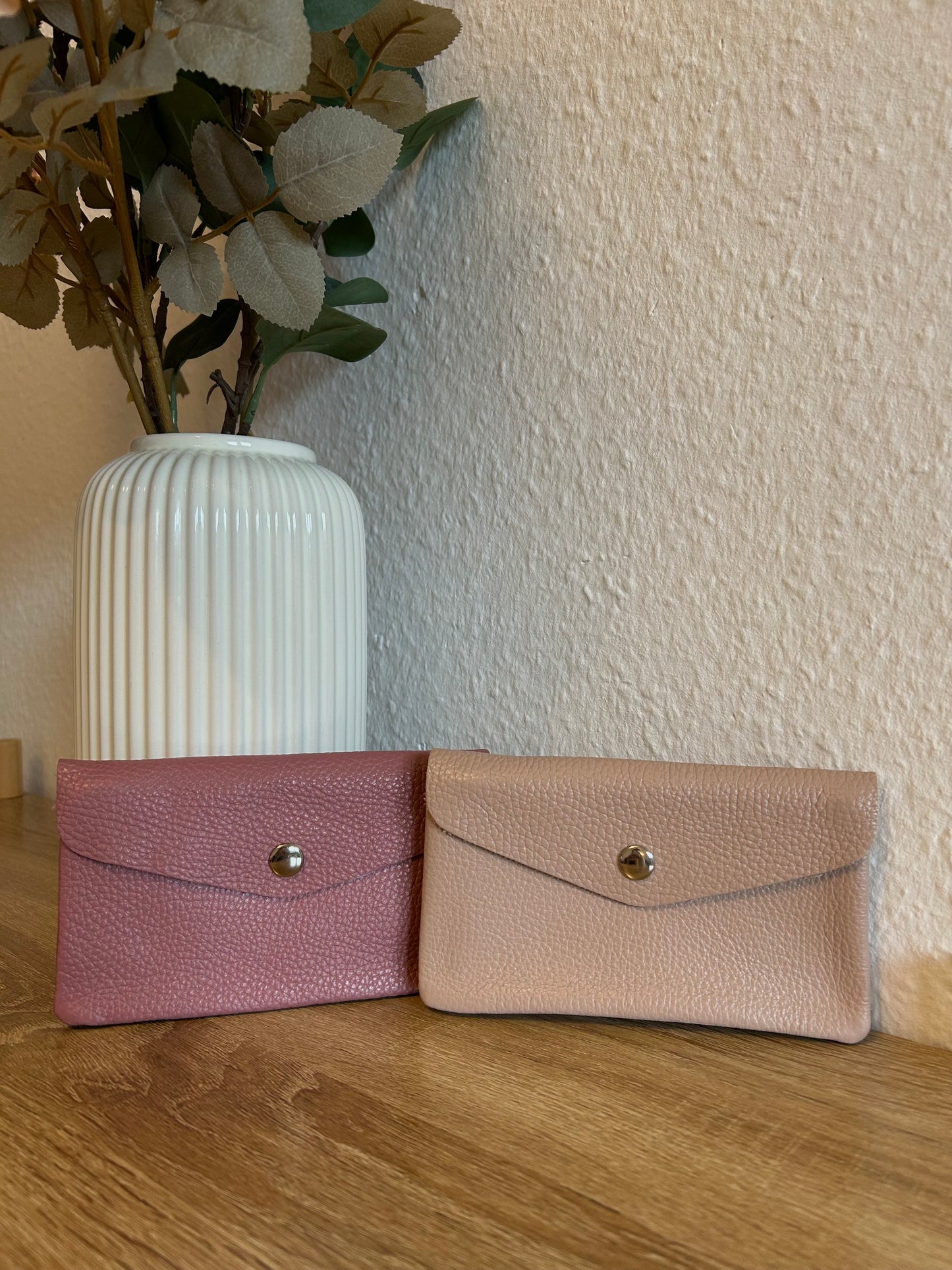 Portemonnaie aus Leder - groß