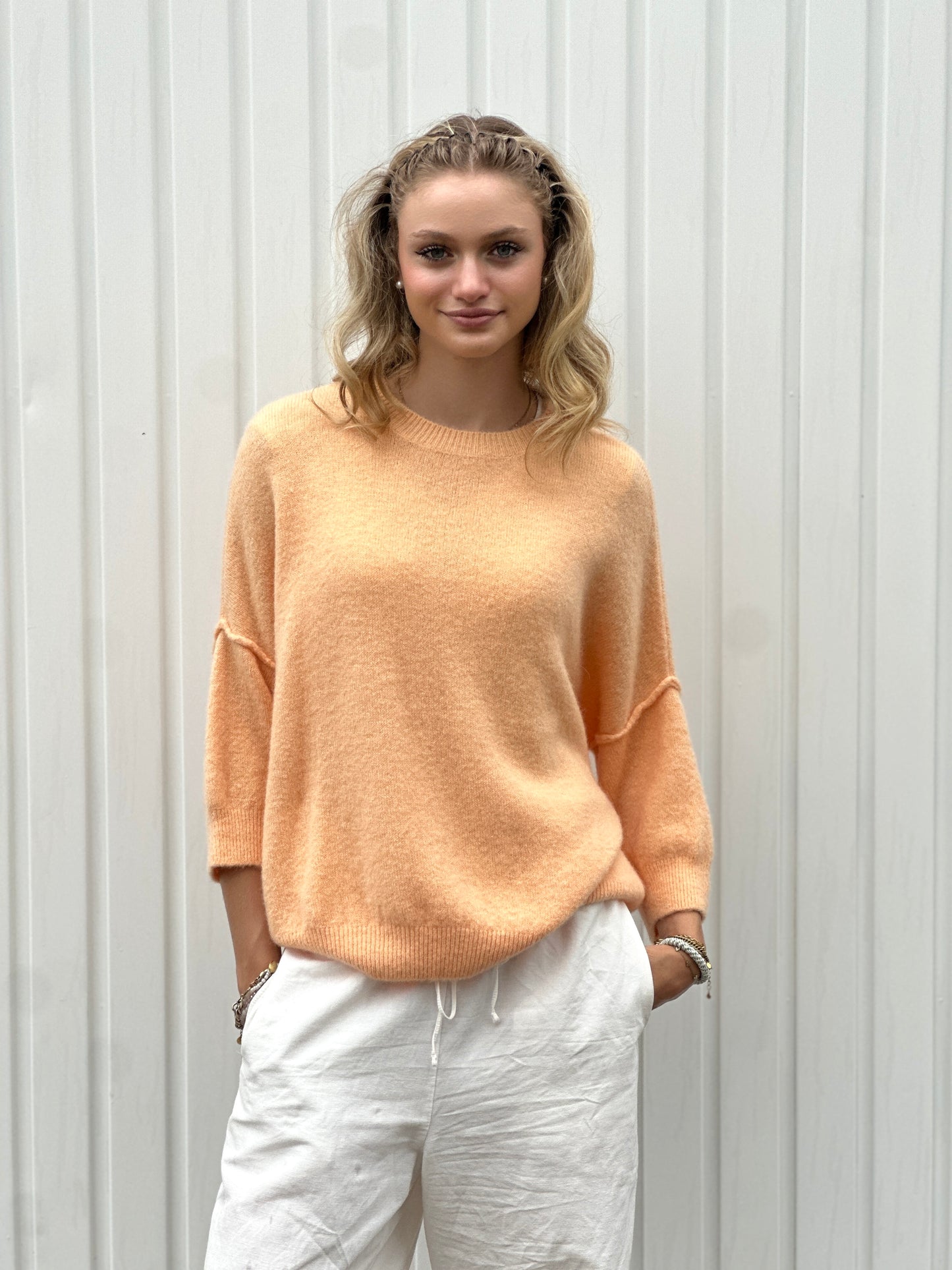 Kurzarmpullover