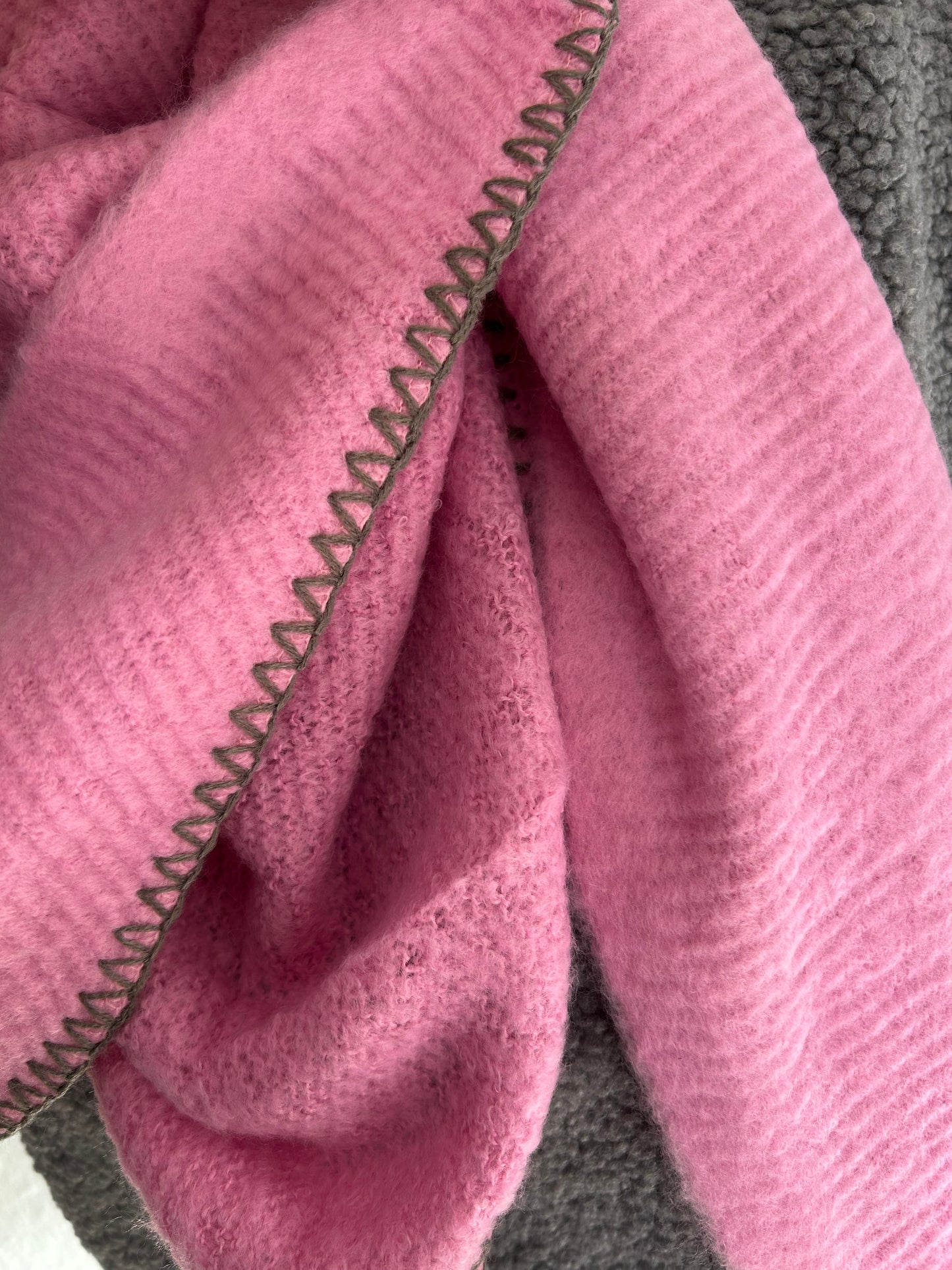 Dreiecksschal-PINK/GRÜN