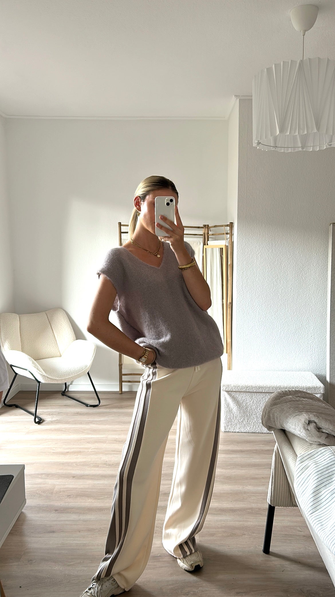 Loose Fit Hose- beige