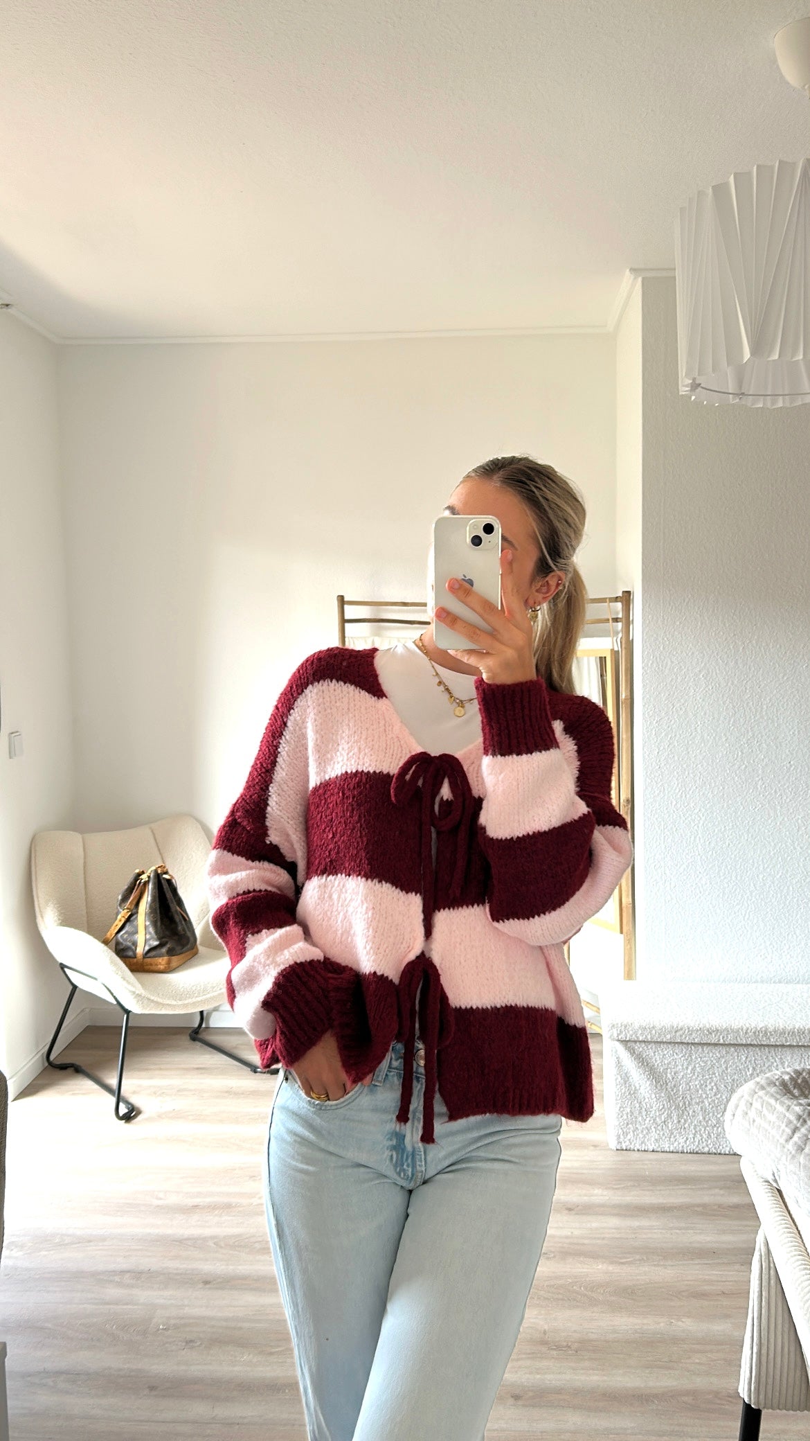 Strickjacken mit Streifen