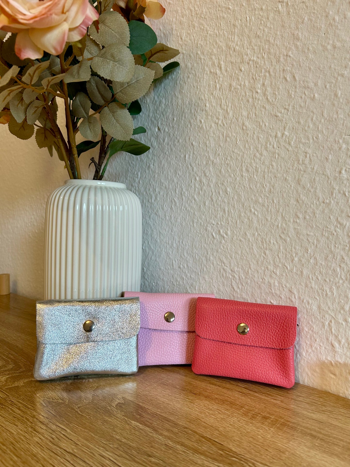 Portemonnaie aus Leder - klein