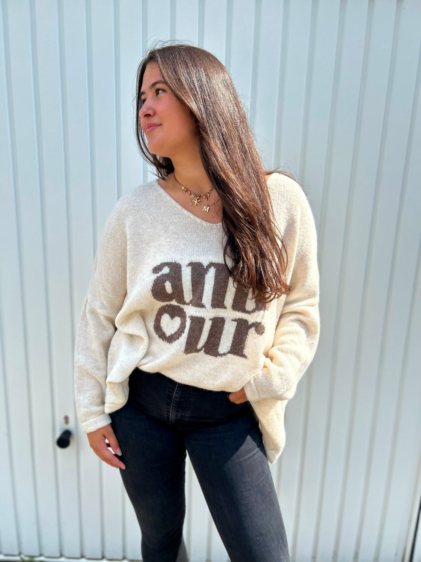 Strickpullover <Amour>