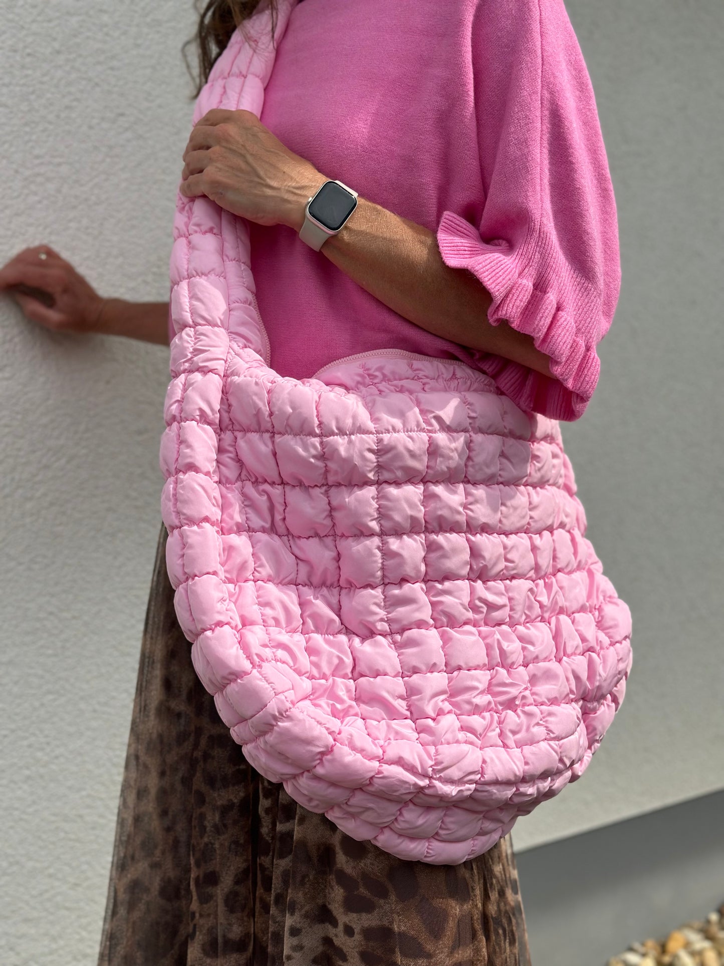 Puffer Umhängetasche XL