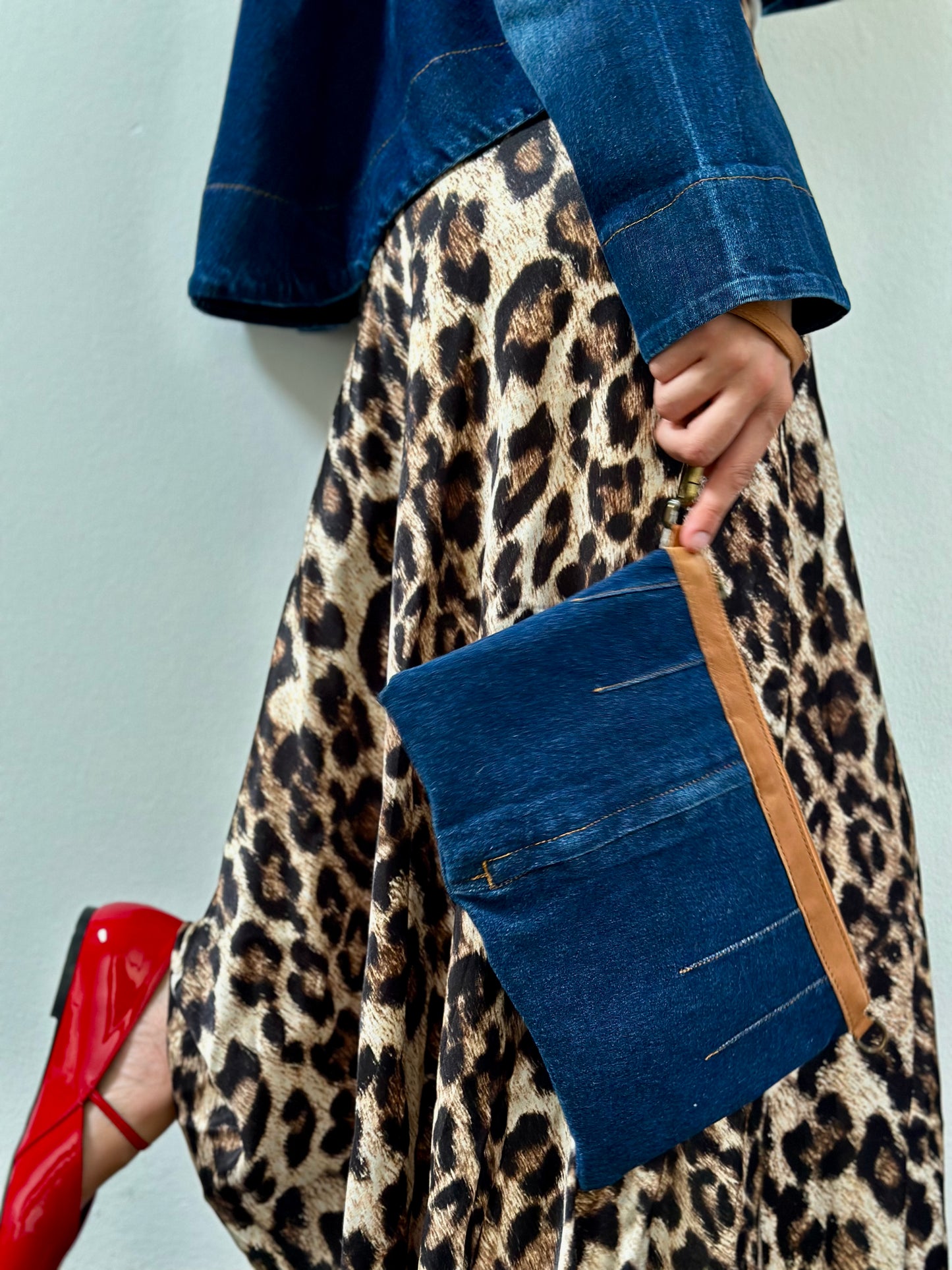 Denim-Clutch