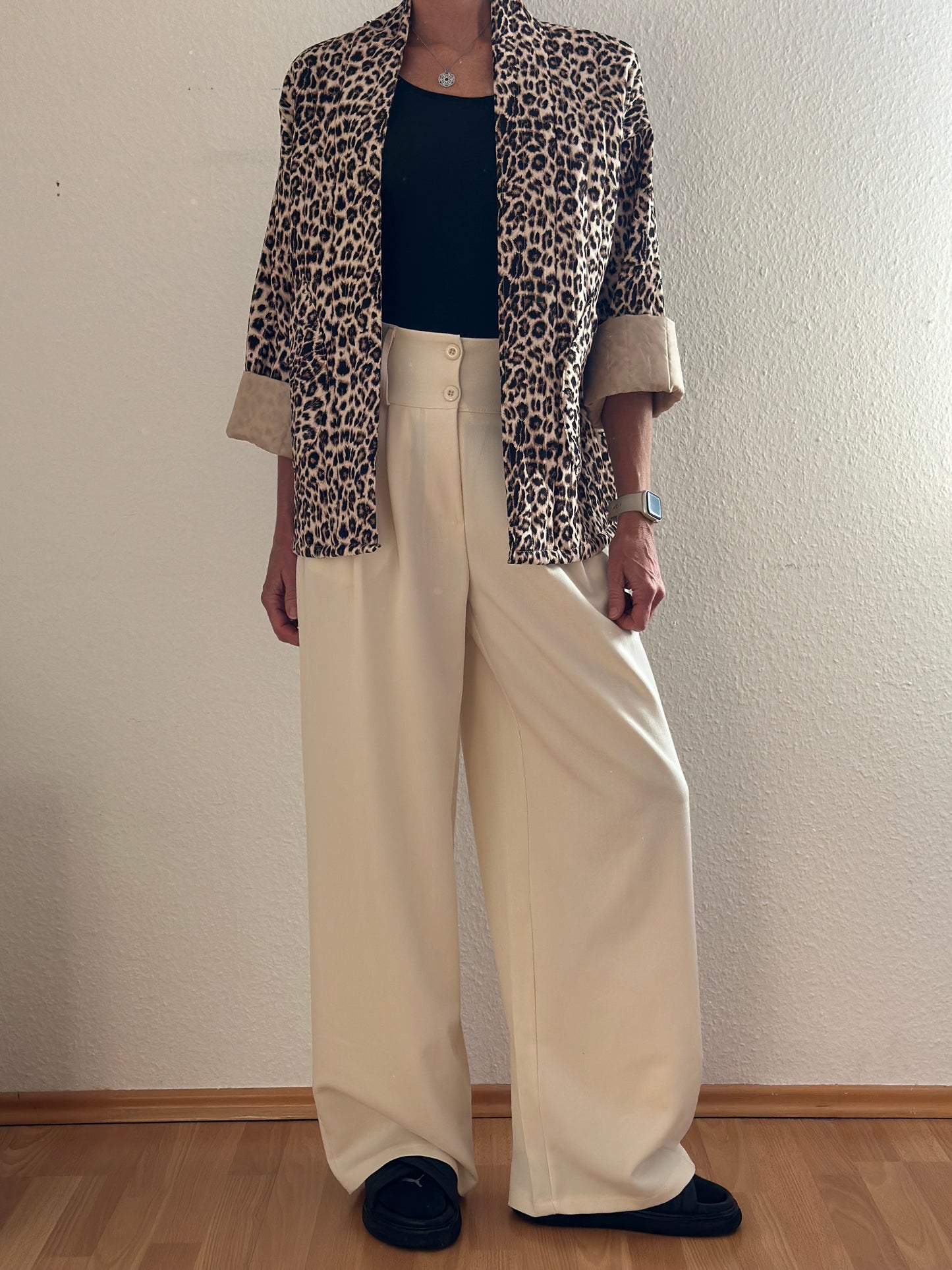 Steppjacke - Leoprint