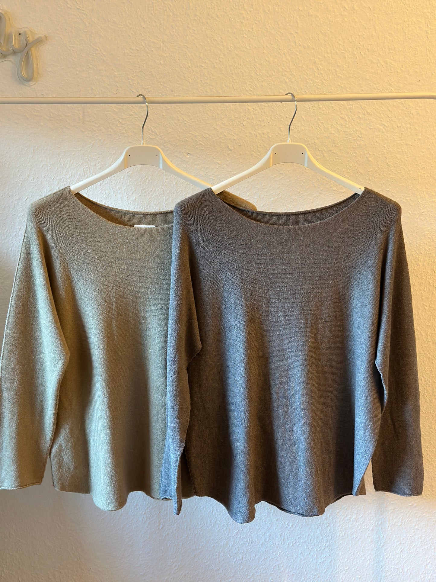 Langarmshirt - dicker Stoff