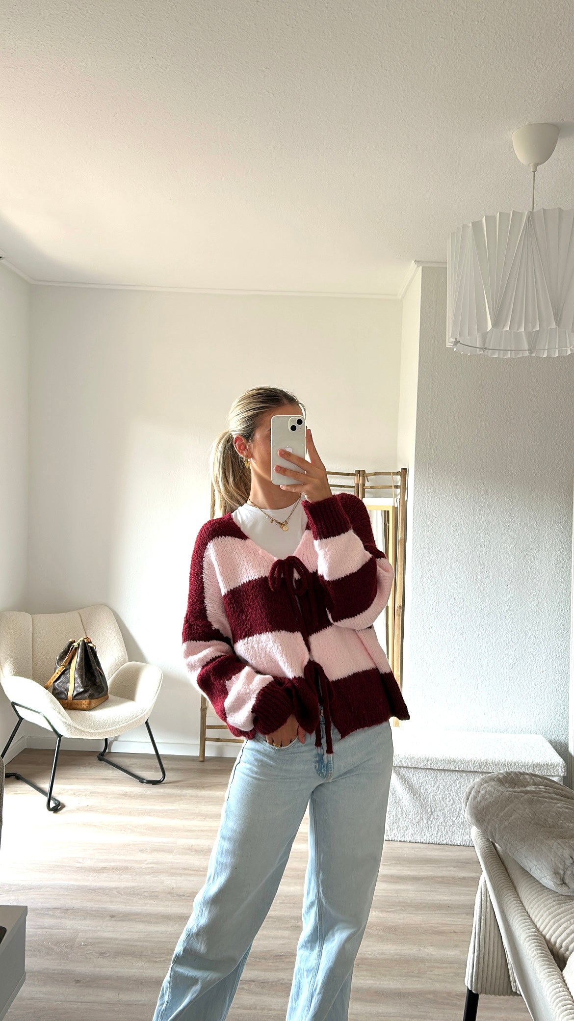 Strickjacken mit Streifen