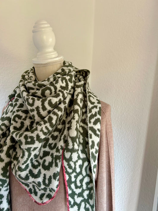 Dreiecksschal- LEOPRINT