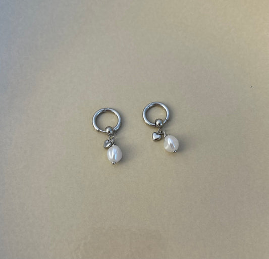 Ohrringe Pearl+Heart