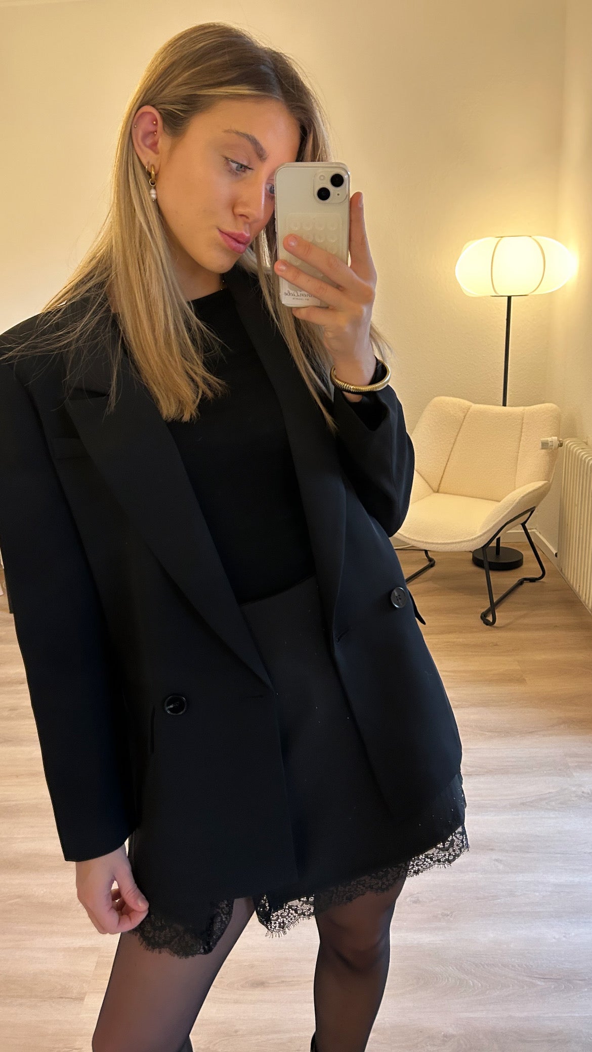 Rock mit Spitze & Strass