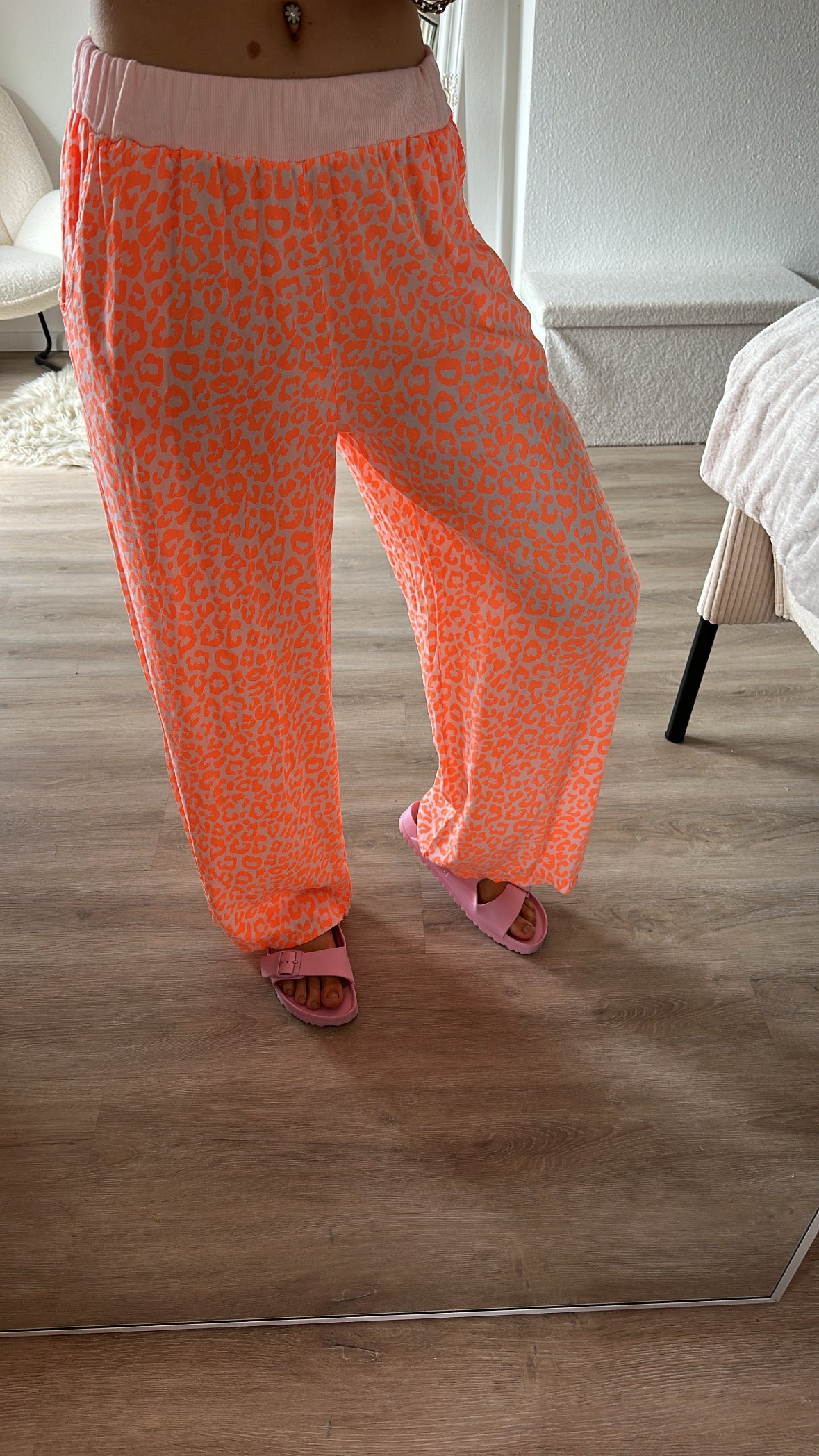 Stoffhose - Leoprint