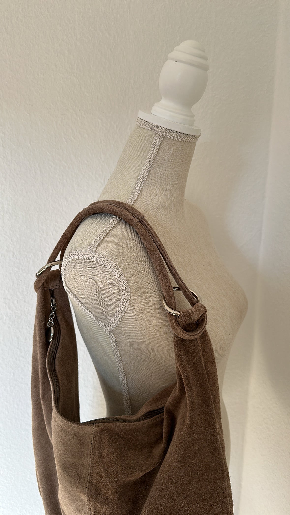 Wildleder Beuteltasche