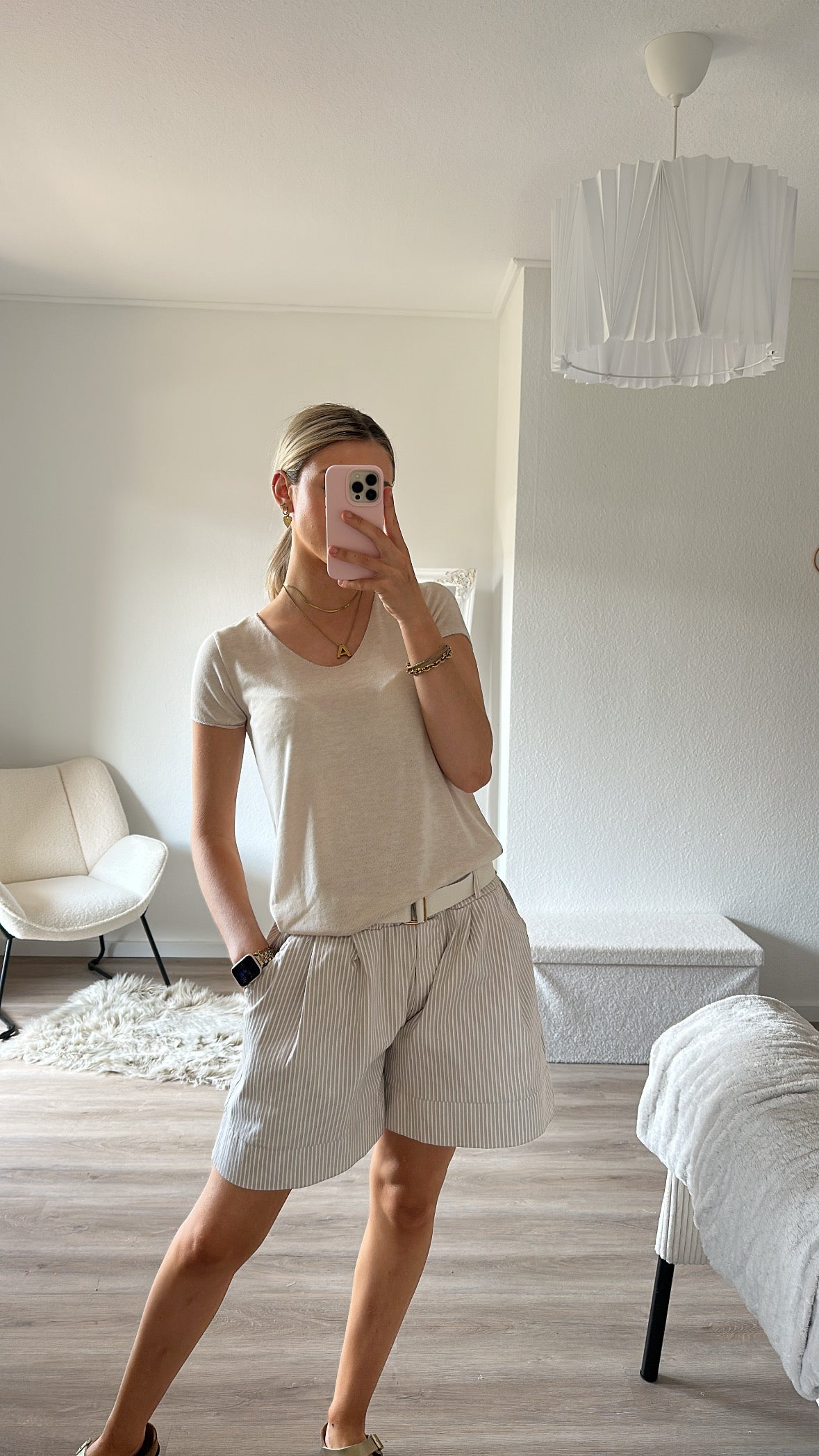 Shorts - gestreift