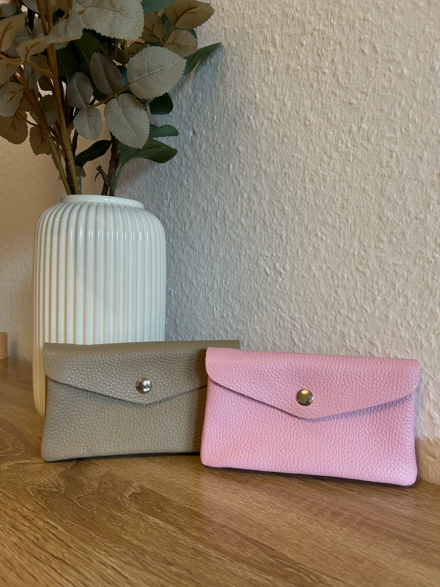 Portemonnaie aus Leder - groß