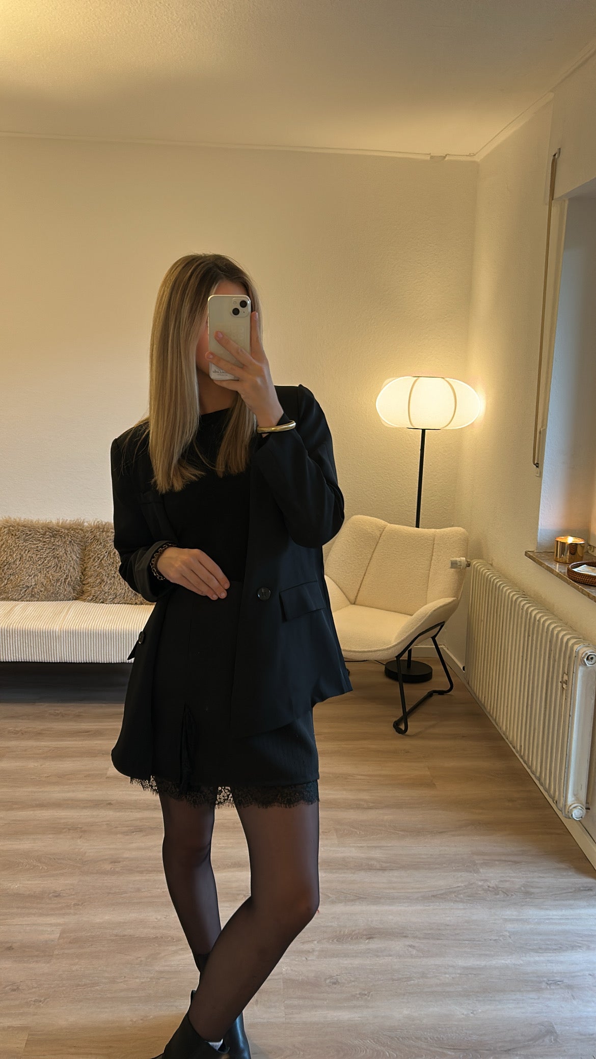 Rock mit Spitze & Strass