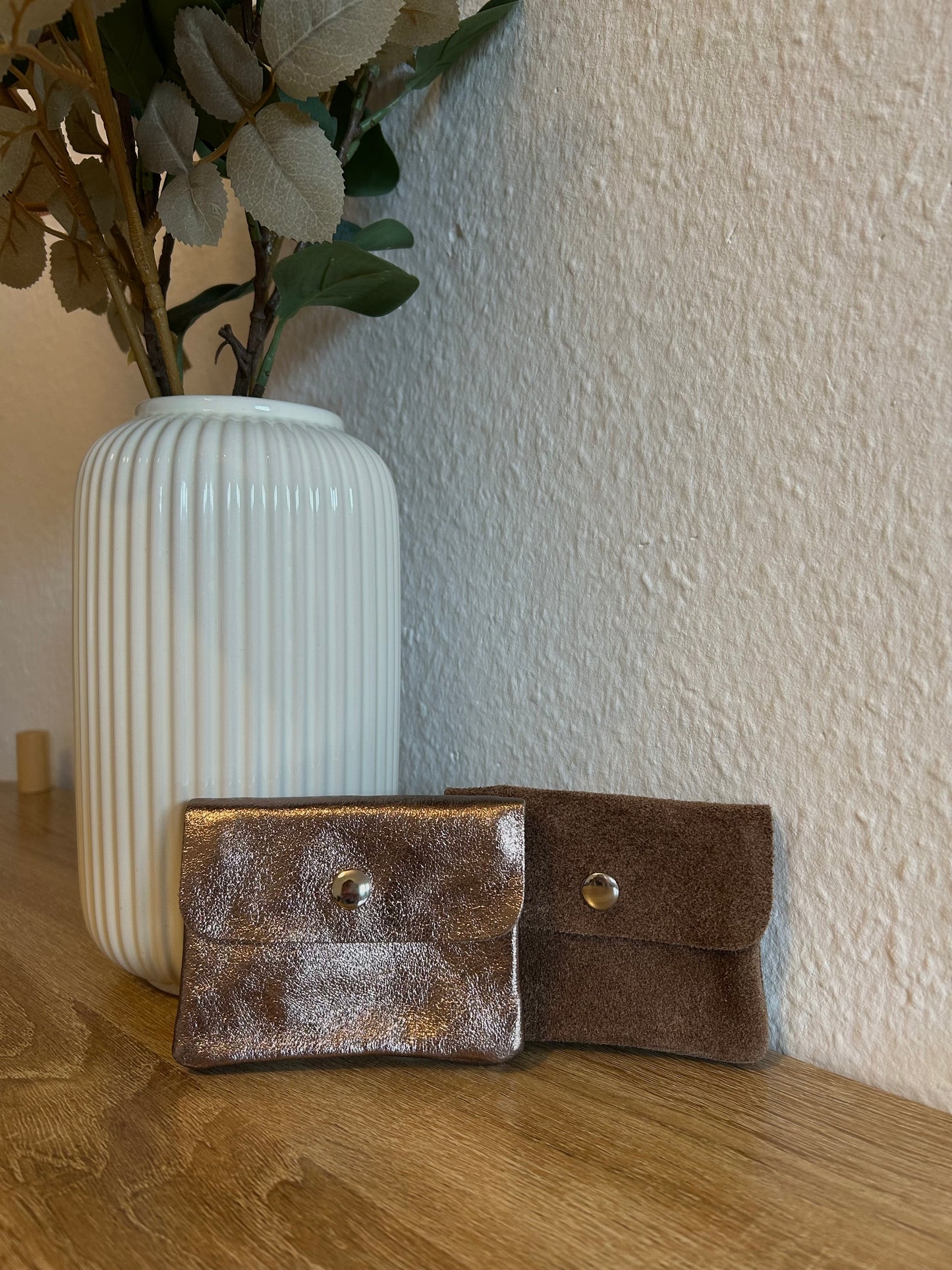 Portemonnaie aus Leder - klein