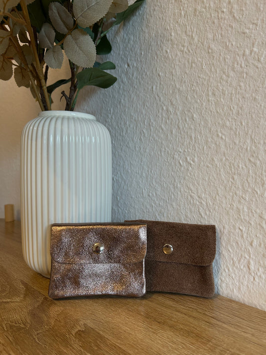 Portemonnaie aus Leder - klein