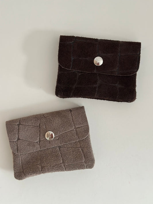 Portemonnaie aus Wildleder -Small