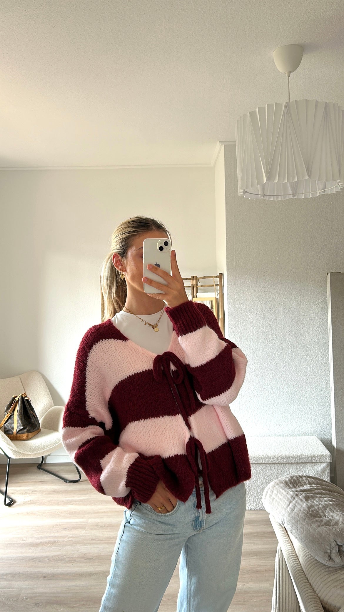 Strickjacken mit Streifen