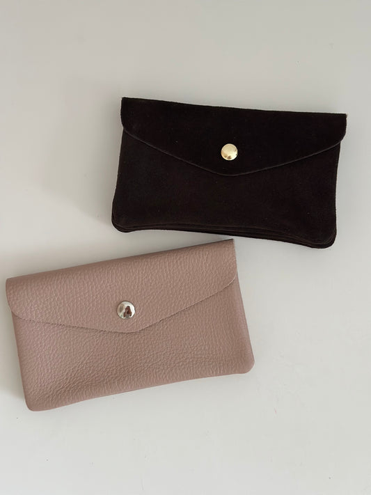 Portemonnaie aus Wild,-leder-Medium