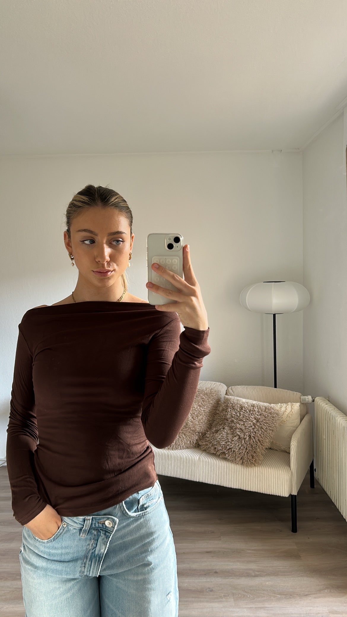 Langarmshirt-STRETCH