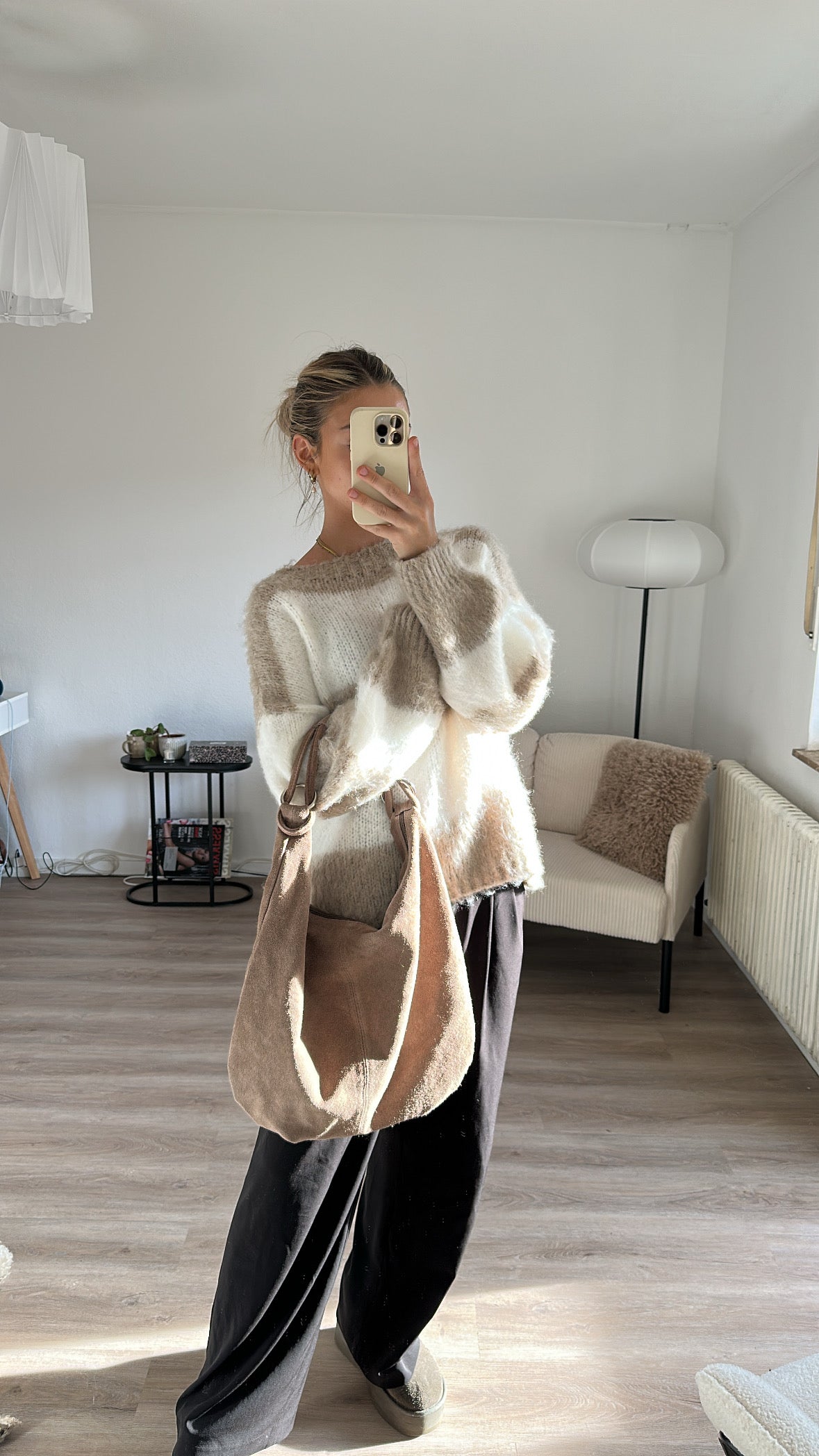 Wildleder Beuteltasche