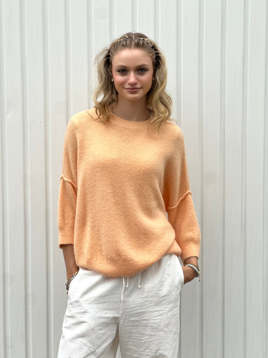 Kurzarmpullover