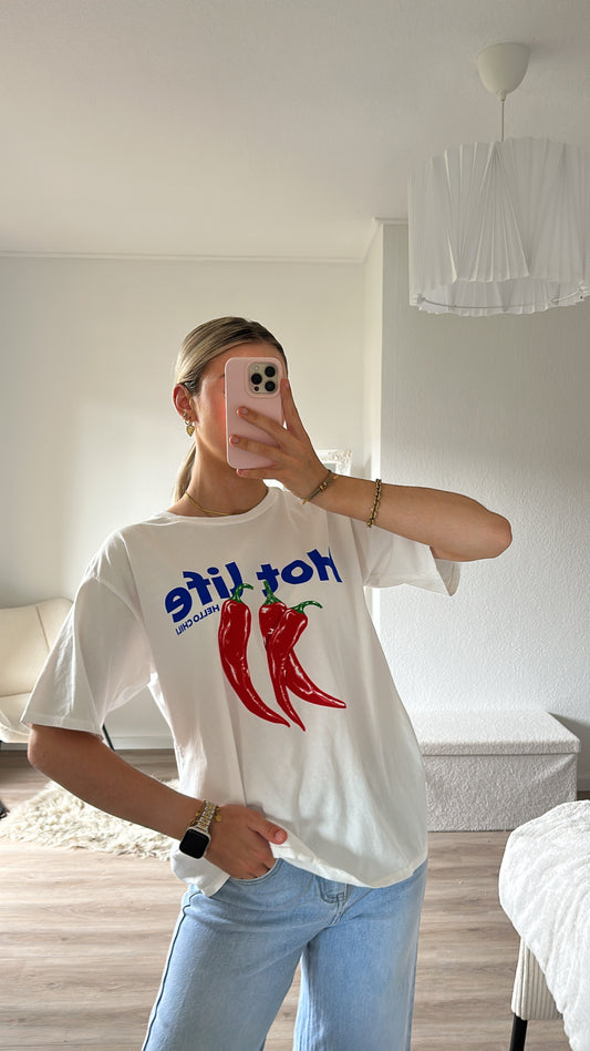 Oversize T-Shirt mit Print