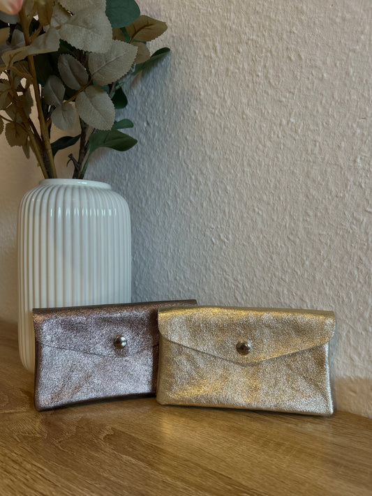 Portemonnaie aus Leder - groß