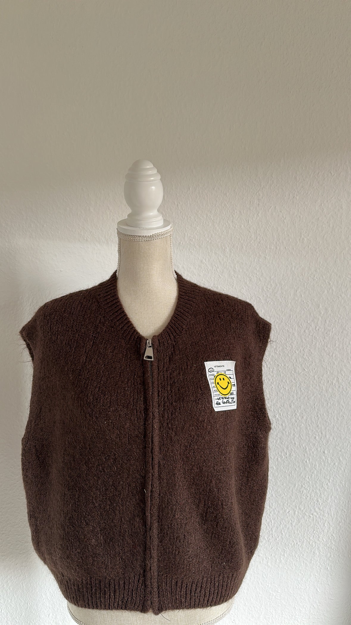 😃-Weste mit Reißverschluss