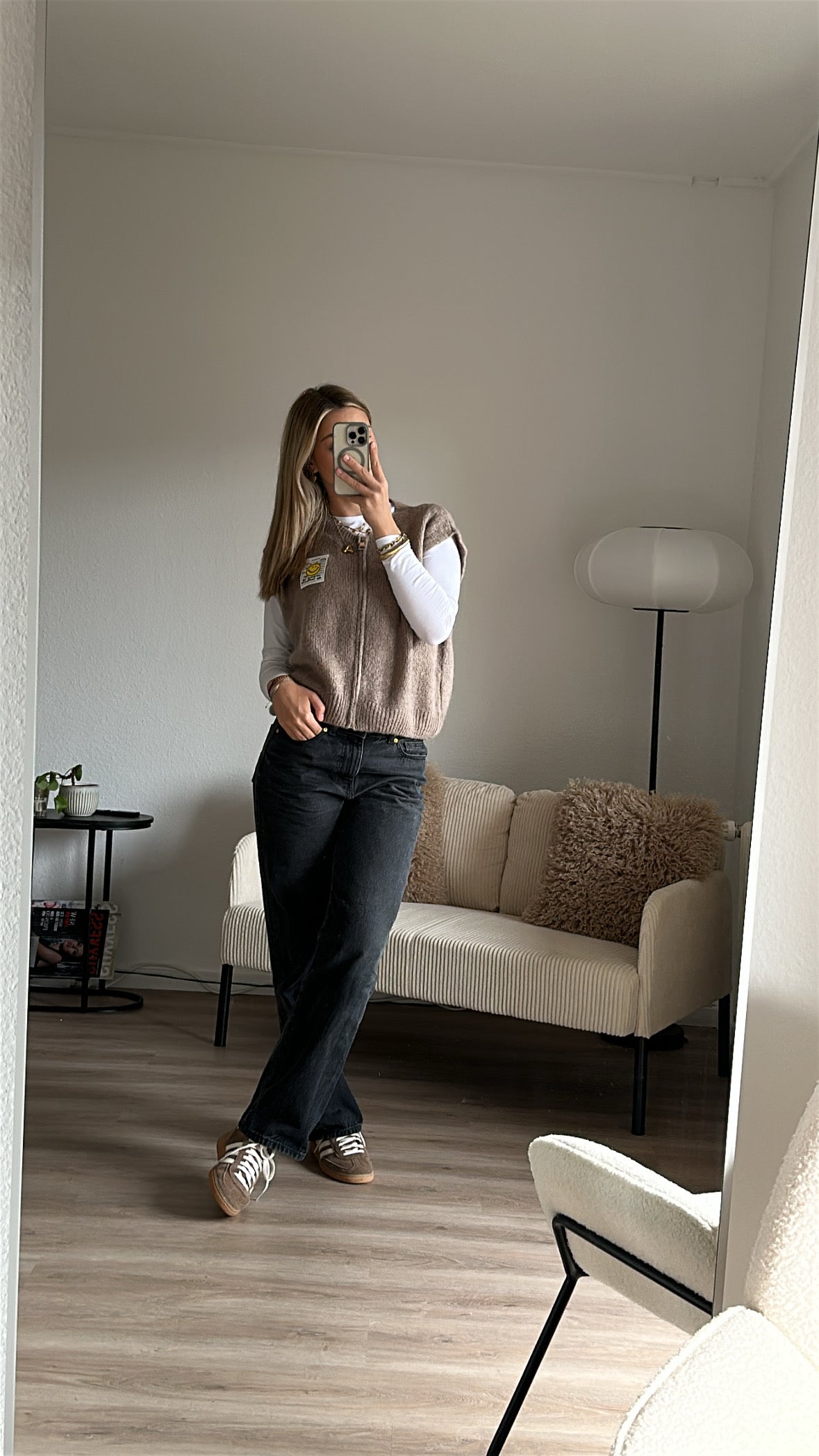 😃-Weste mit Reißverschluss