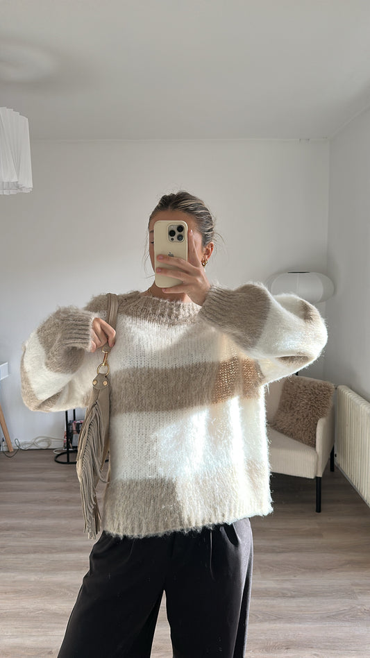 Wildleder Fransentasche