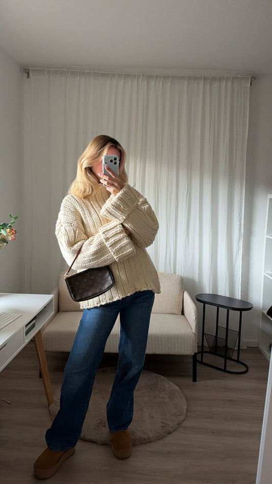 Grobstrickpullover