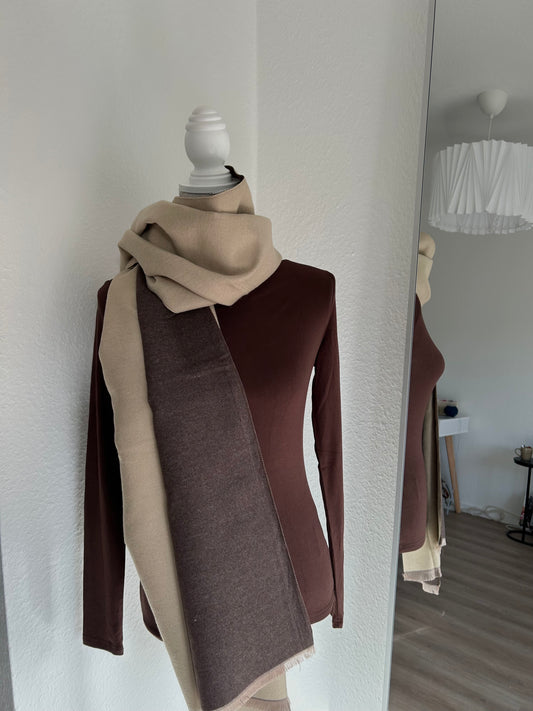 Schal- TAUPE/CAMEL
