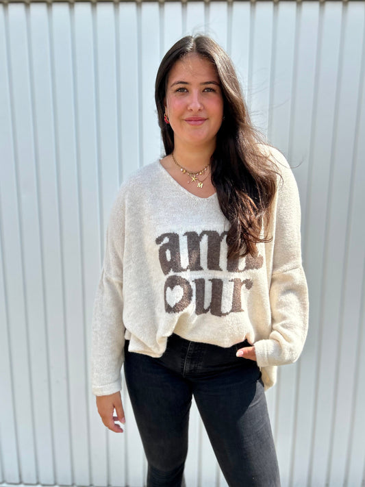Strickpullover <Amour>