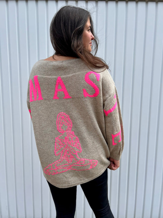 Strickpullover <NAMASTE>