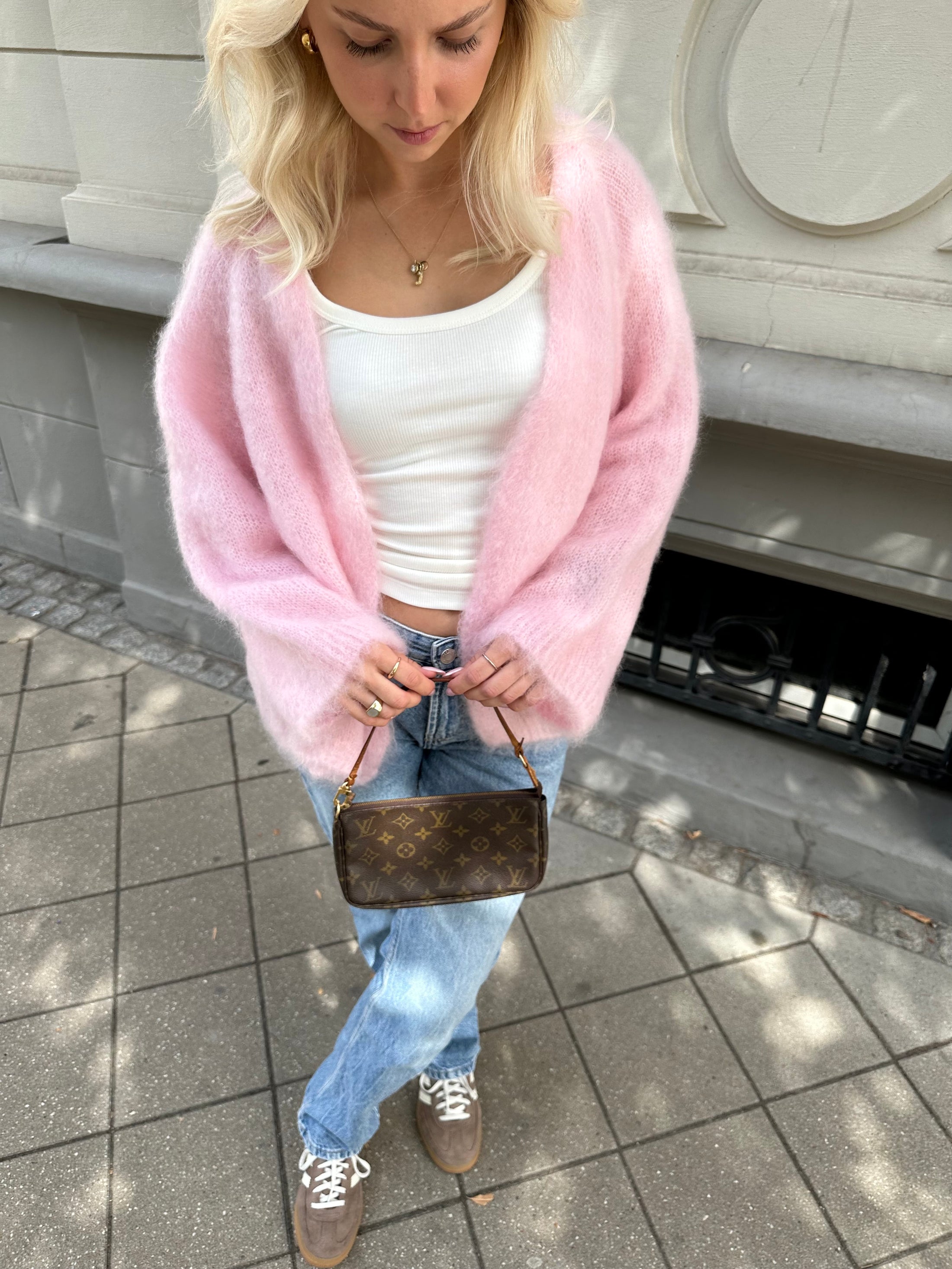 Cardigan- 80%Mohair