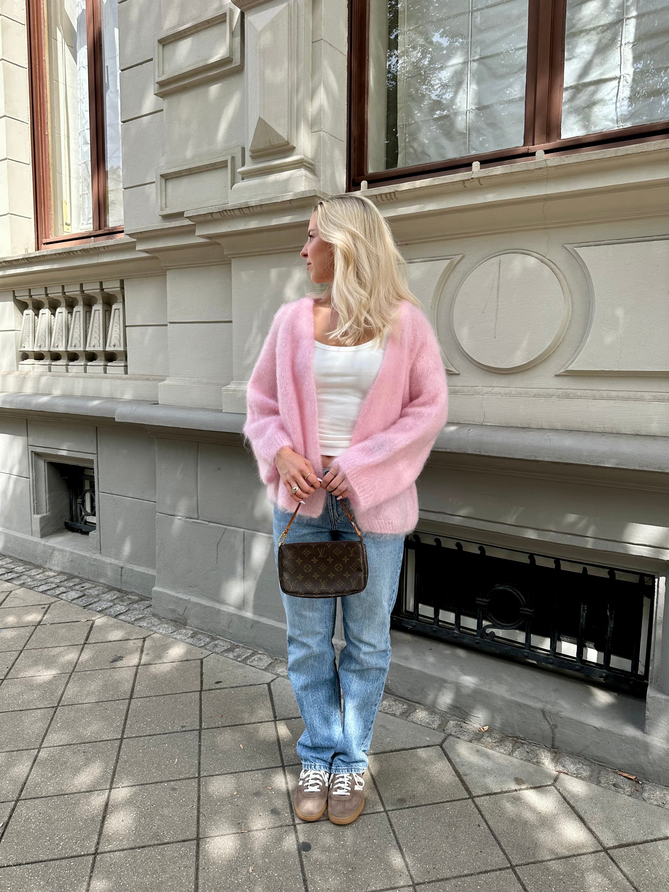 Cardigan- 80%Mohair