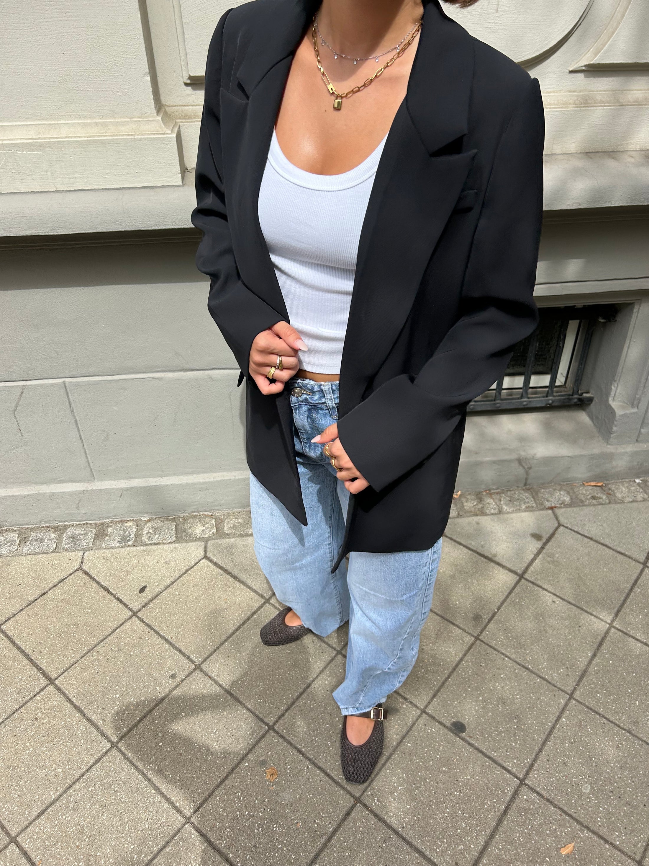 Oversize Blazer UNI schwarz