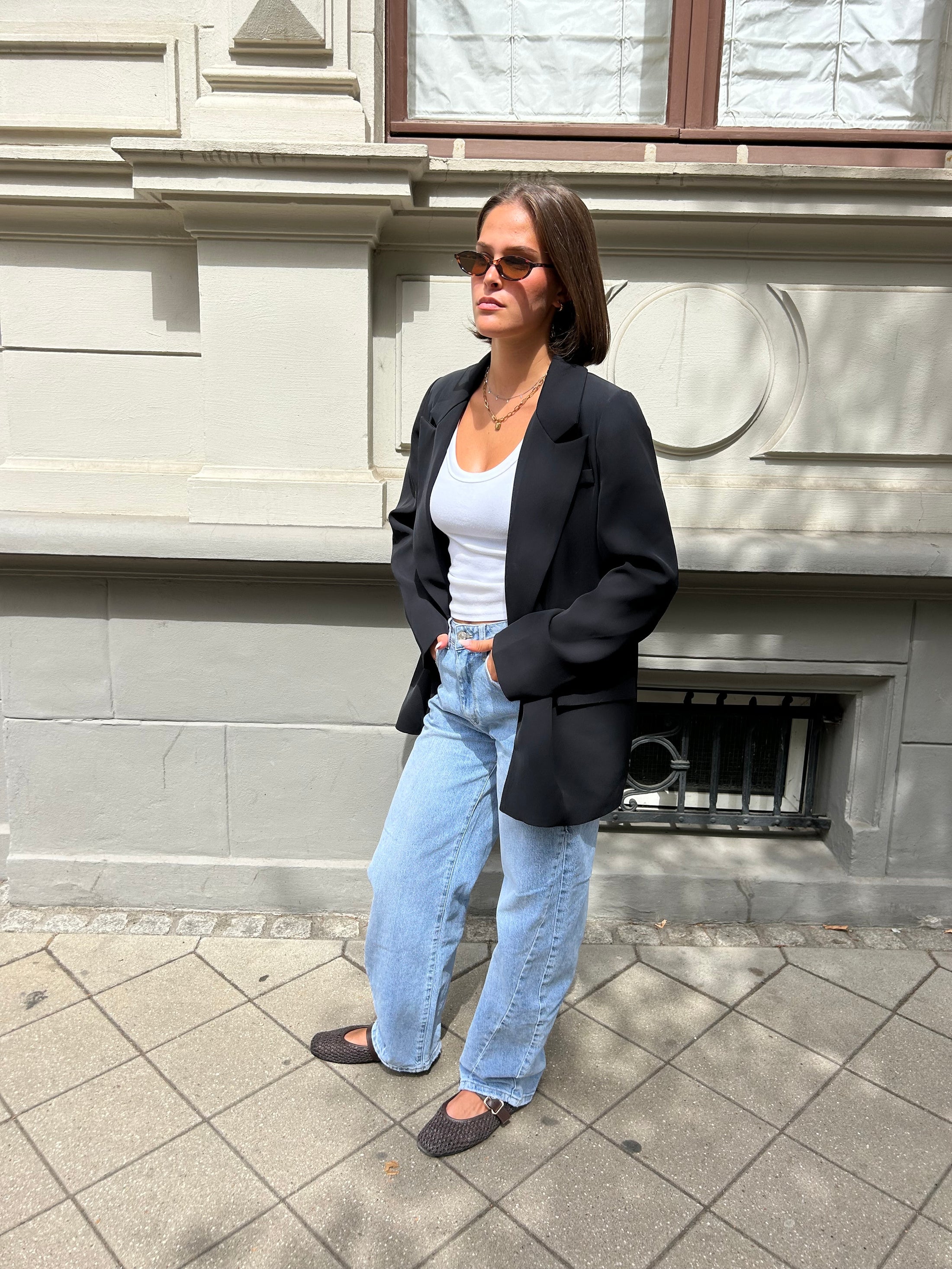Oversize Blazer UNI schwarz