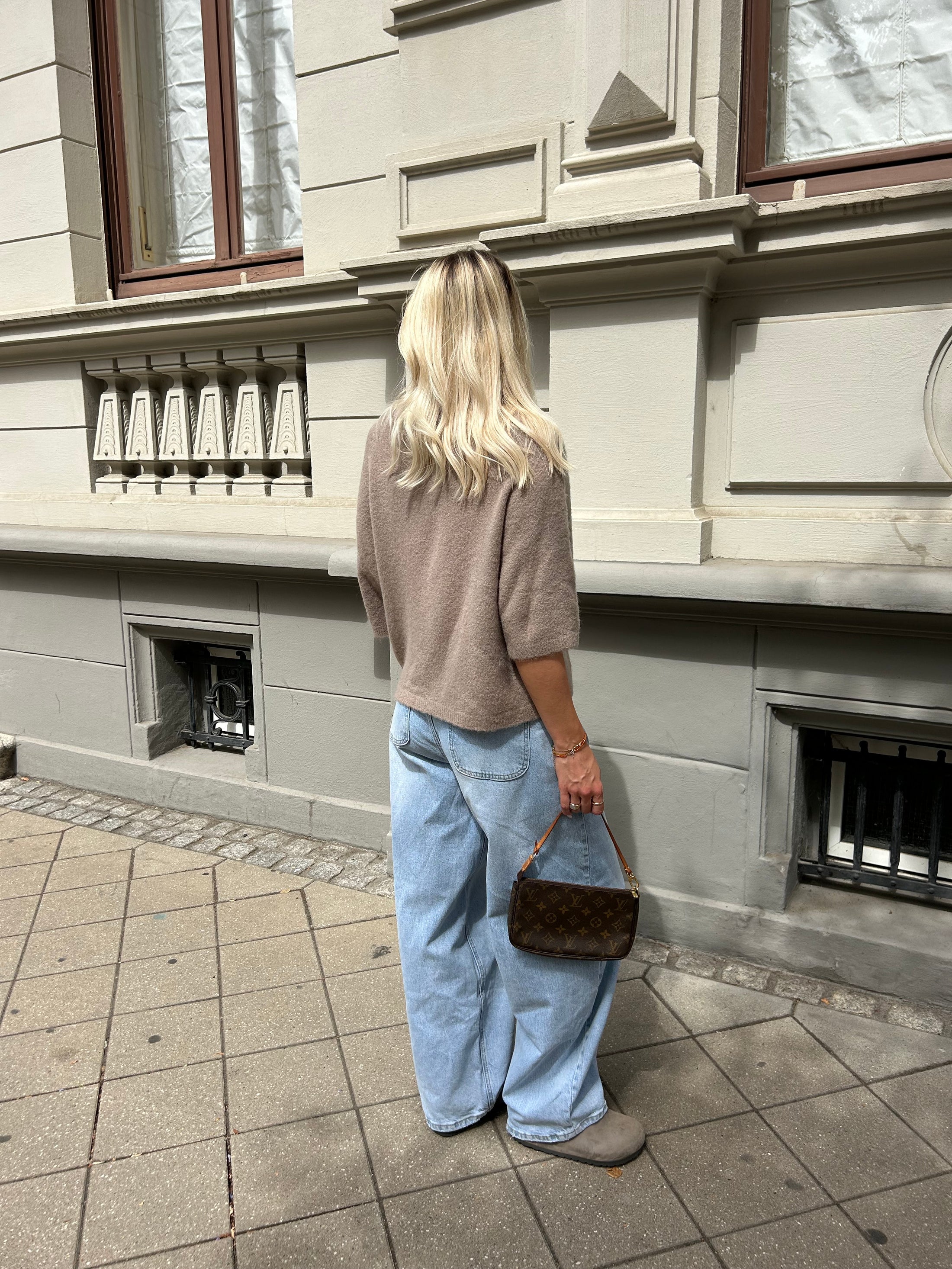 Kurzarmpullover