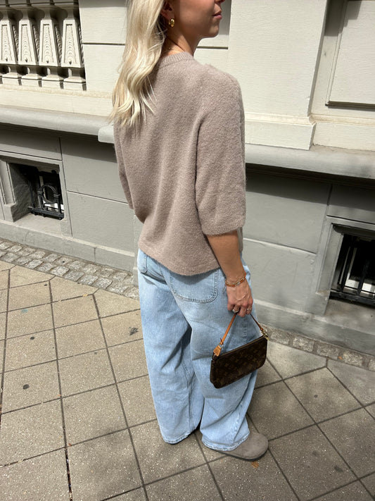 Kurzarmpullover