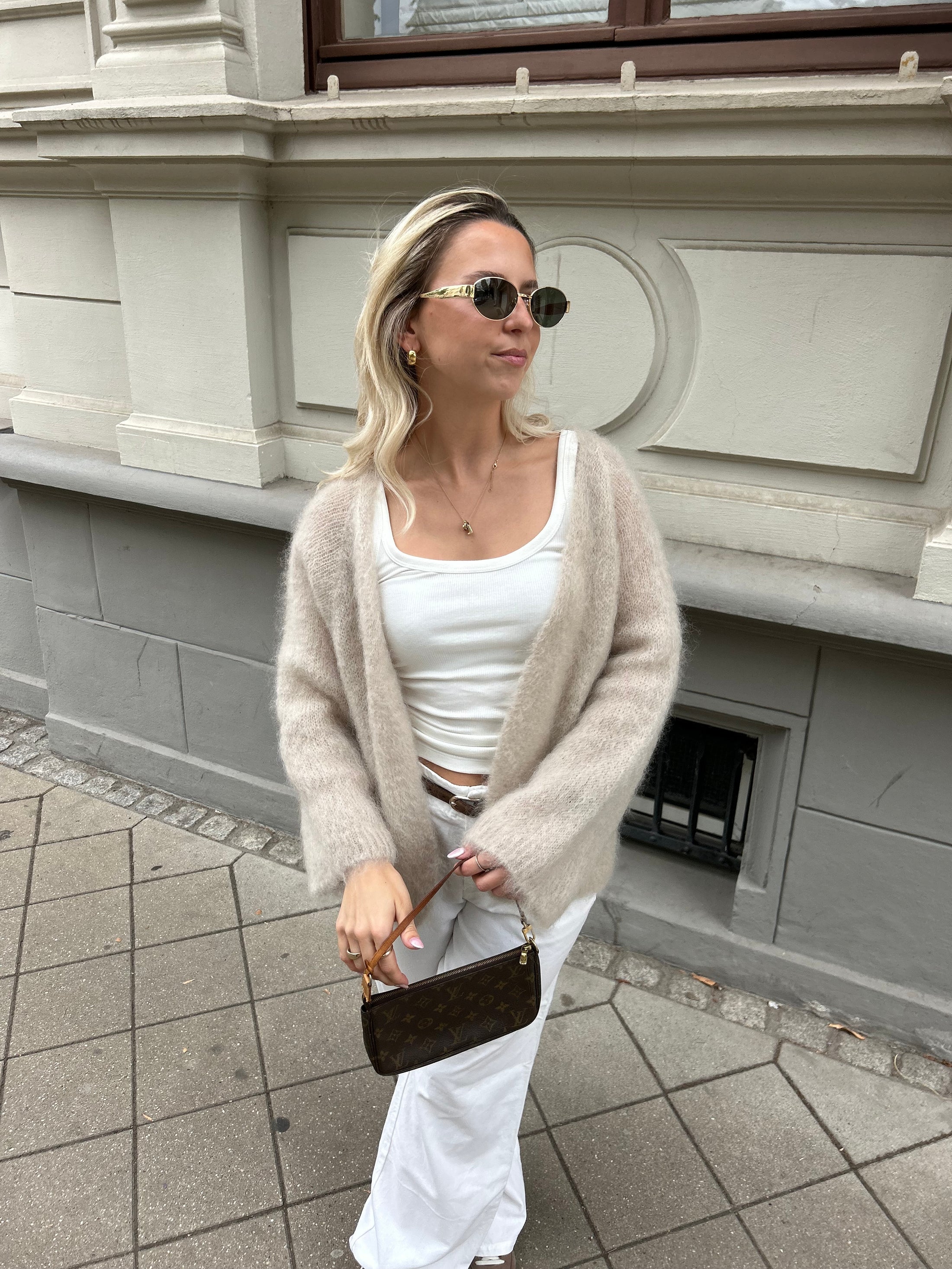 Cardigan- 80%Mohair